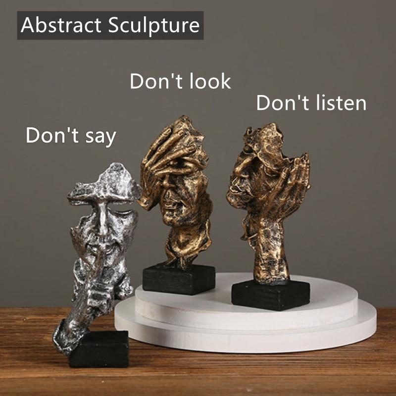 Kreative Denker Dekor-Statue 3