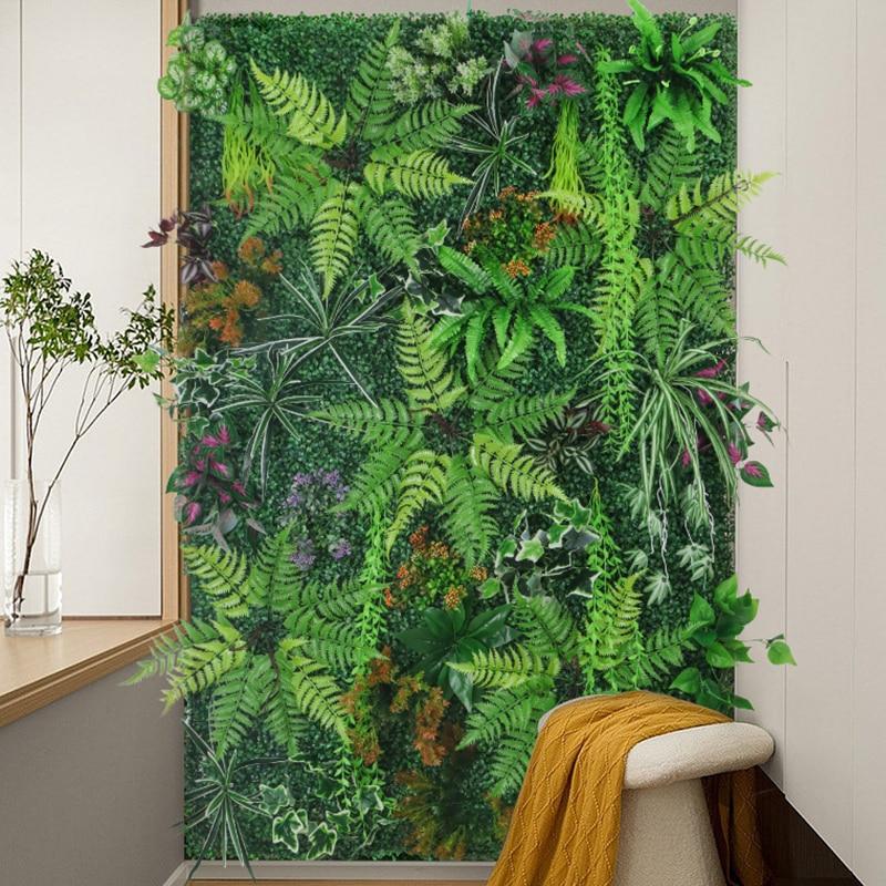 Schöne Künstliche Pflanzen Wand (60cm x 40cm) 4